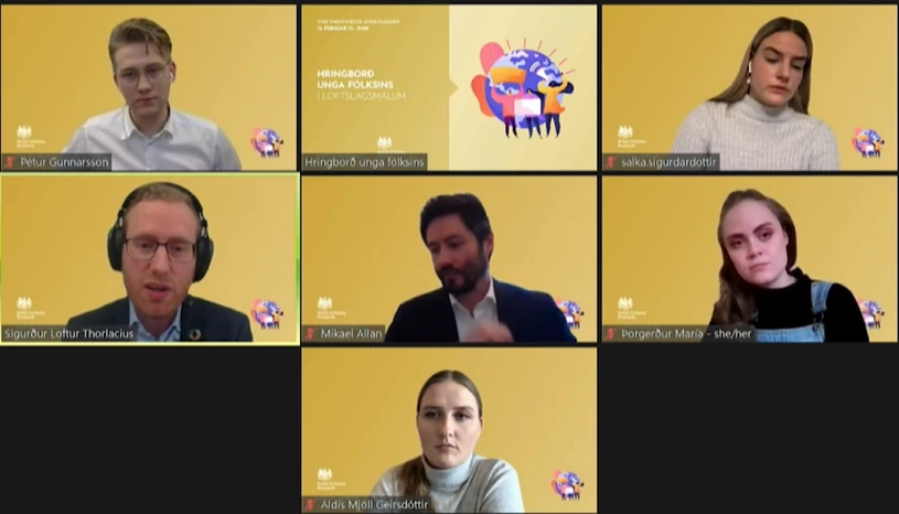 Áhugaverðar umræður unga fólksins